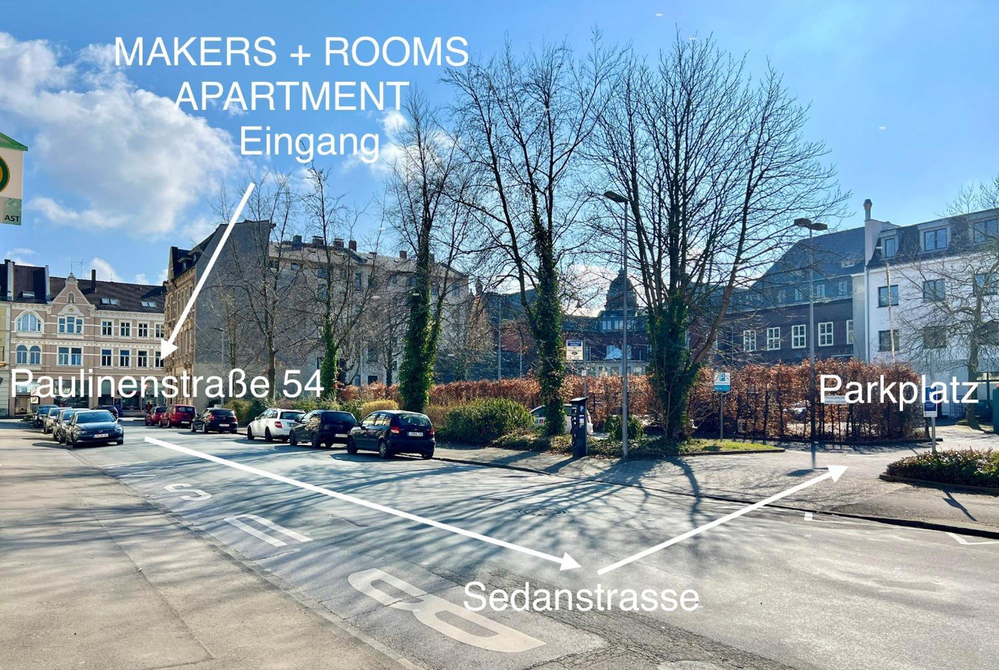 Makers And Rooms Apartment 01 Pauline 110Qm Parkplatz 1-4 Personen Detmold Exteriör bild